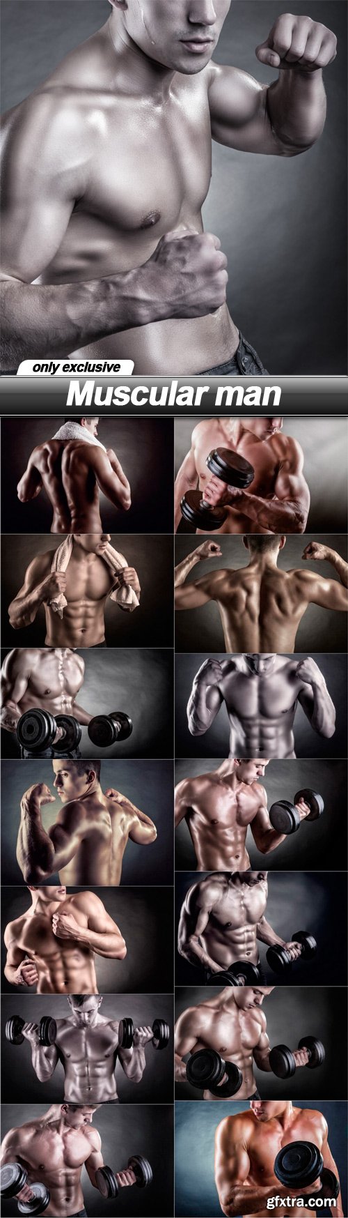 Muscular man - 15 UHQ JPEG