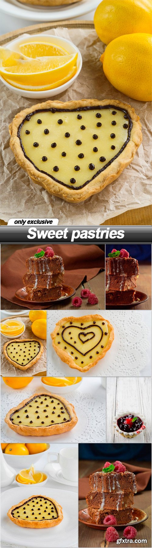 Sweet pastries - 8 UHQ JPEG