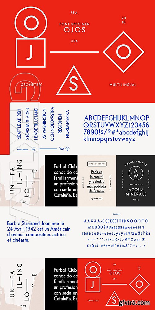 CM - Ojos Sans Serif Font 482389