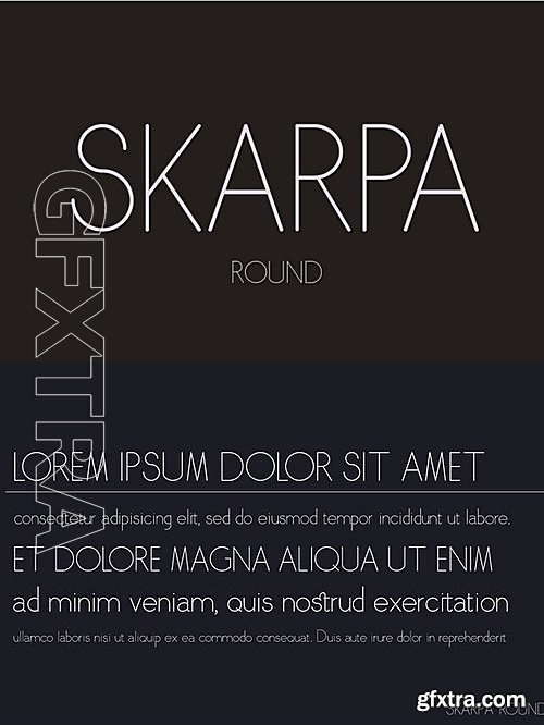 CM - Skarpa Round OTF Font 482375