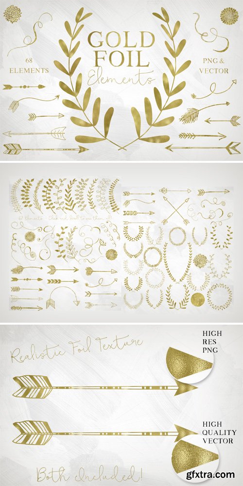 CM 308372 - 67 Gold Foil Elements