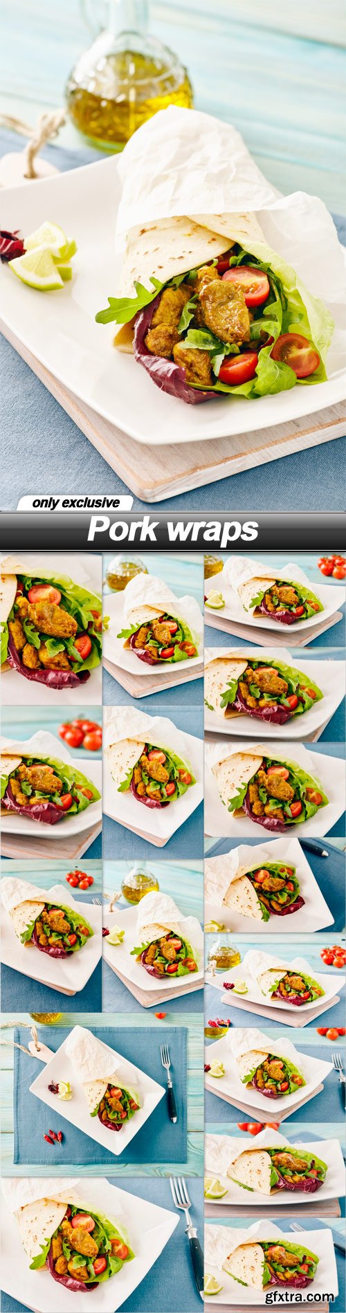 Pork wraps - 16 UHQ JPEG