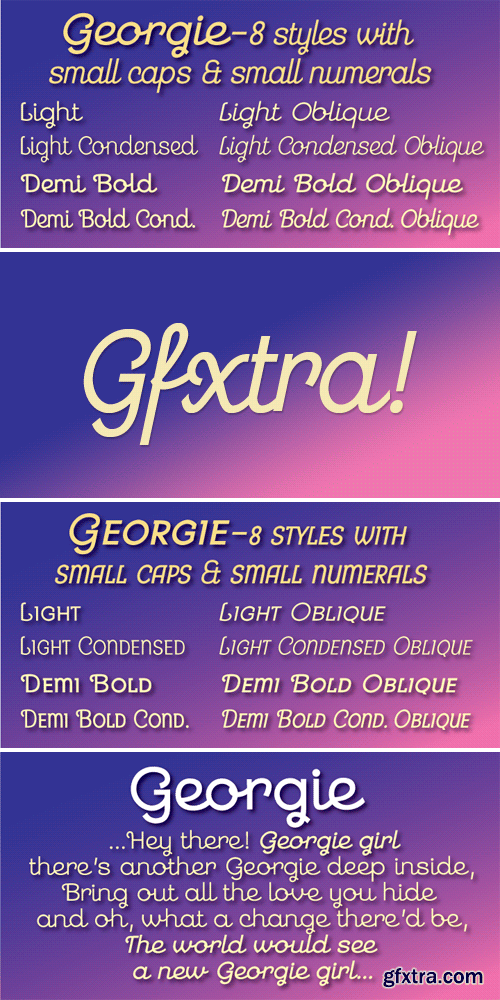 Georgie Font Family