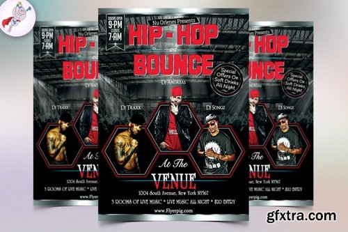 CM - Hip Hop Music Flyer Template 472474