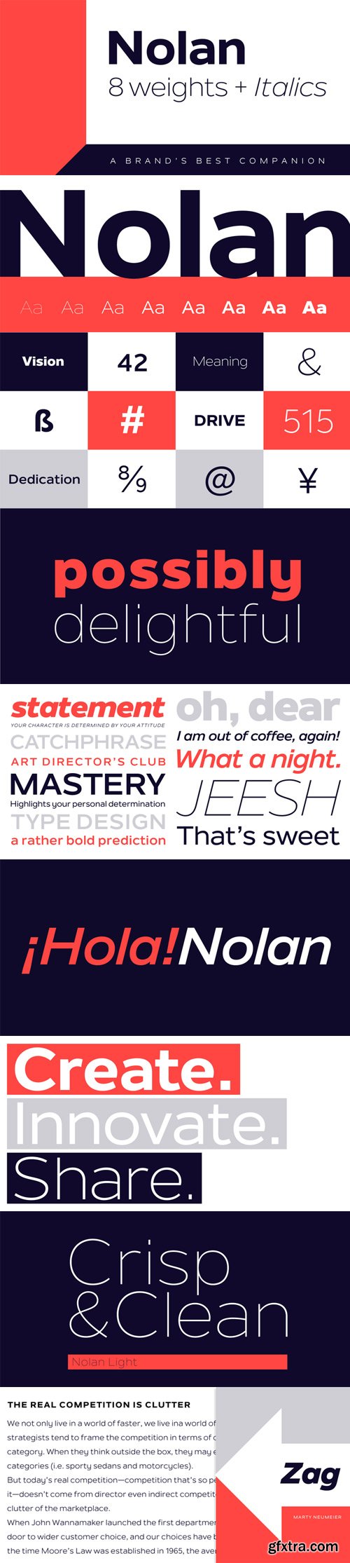 Nolan Font Family $495