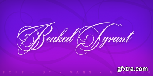 Beaked Tyrant Font