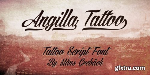 Angilla Tattoo Font