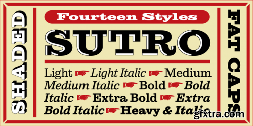 Sutro Font Family