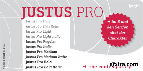 Justus Pro Font Family