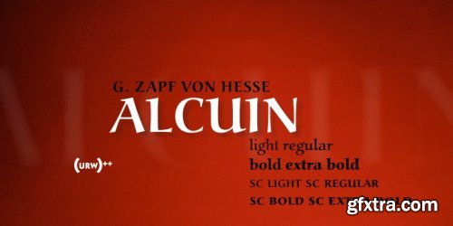 URW Alcuin Font Family