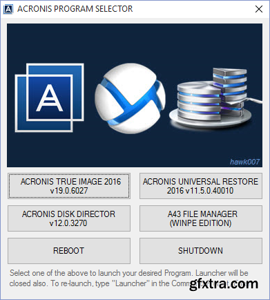 ACRONIS ALL IN ONE BOOT DISK WINPE(10)