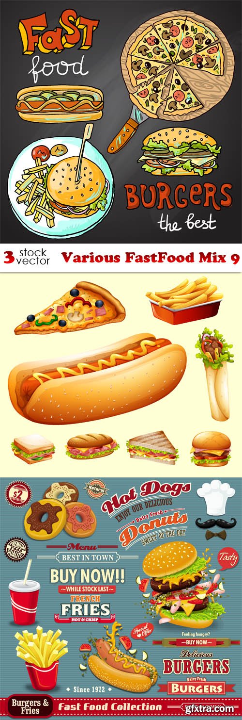 Vectors - Various FastFood Mix 9