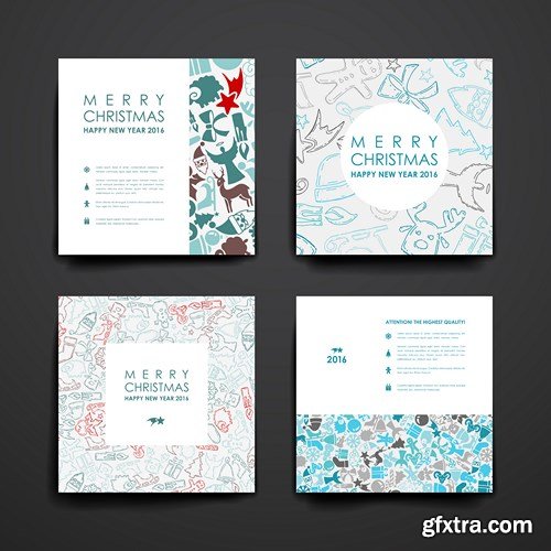 Design Vector Cards 3 - 17xEPS