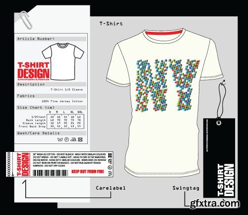 T-Shirts Design 3, 30x EPS