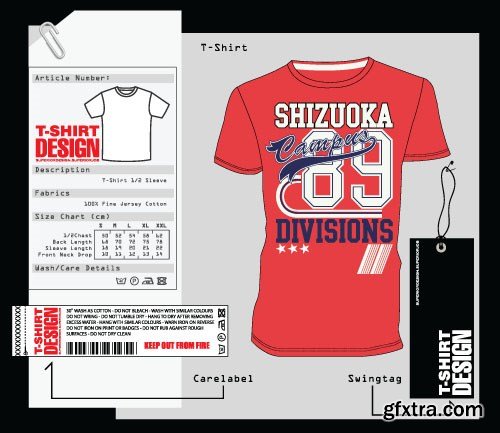 T-Shirts Design 3, 30x EPS