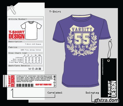 T-Shirts Design 3, 30x EPS