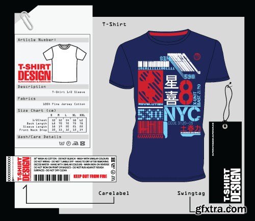 T-Shirts Design 3, 30x EPS