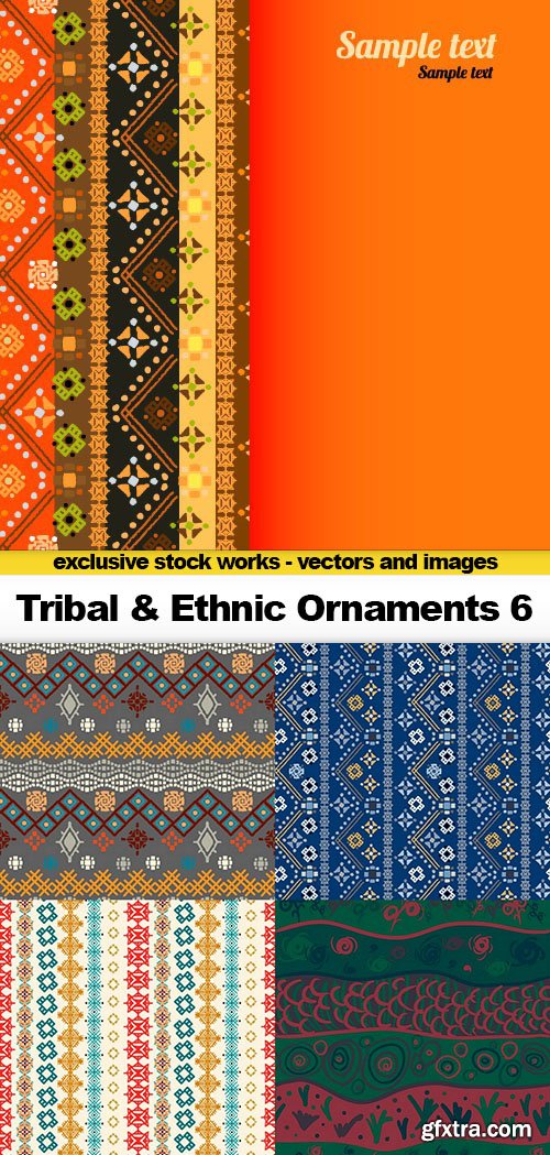 Tribal & Ethnic Ornaments 6 - 13xEPS