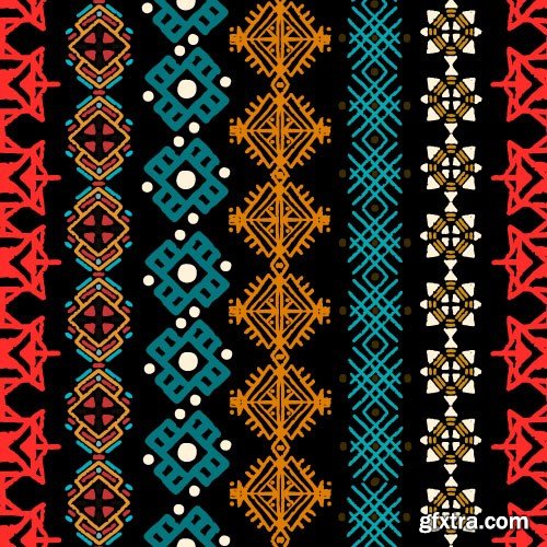 Tribal & Ethnic Ornaments 6 - 13xEPS