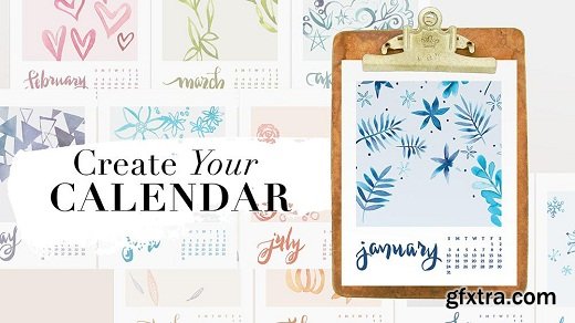 Create Your Simple Watercolor Calendar