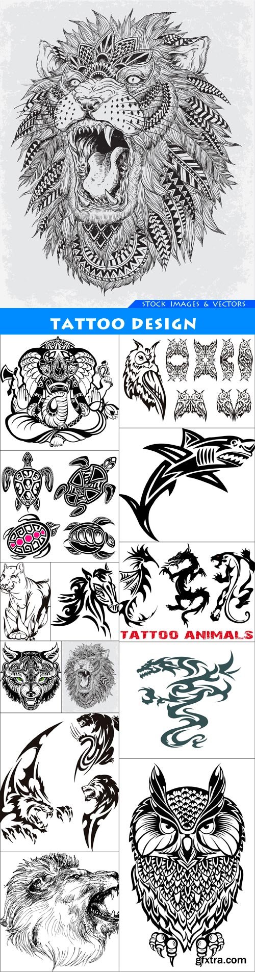 tattoo design 13X EPS