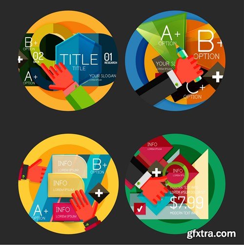 Flat Vector Design 16 - 25xEPS