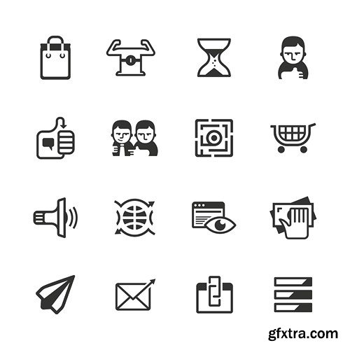 Icons & Web Elements - 16xEPS