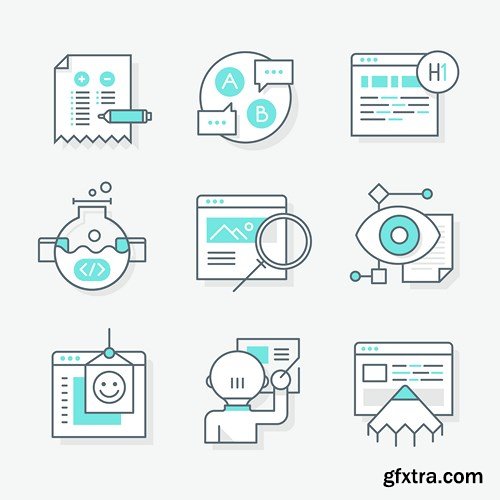 Icons & Web Elements - 16xEPS