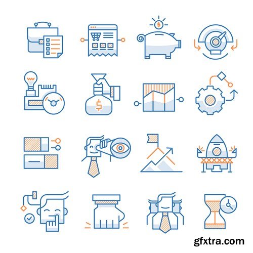 Icons & Web Elements - 16xEPS