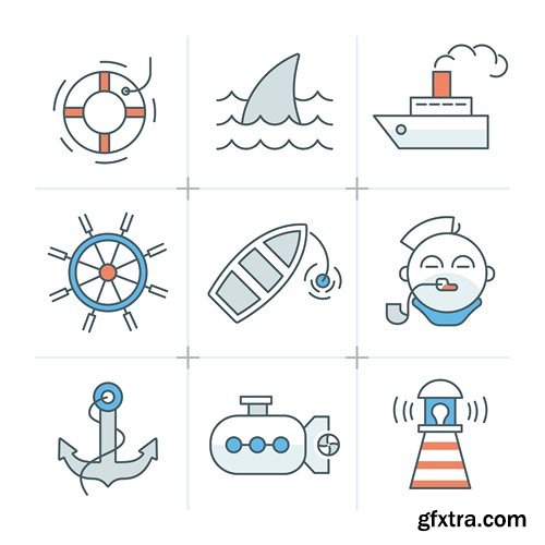 Icons & Web Elements - 16xEPS