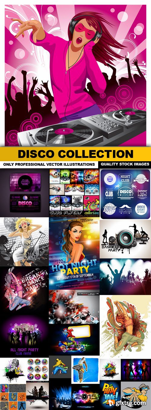 Disco Collection - 25 Vector