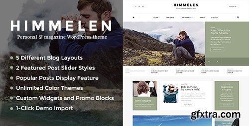 ThemeForest - Himmelen v1.0.4 - Personal WordPress Blog Theme - 13041311