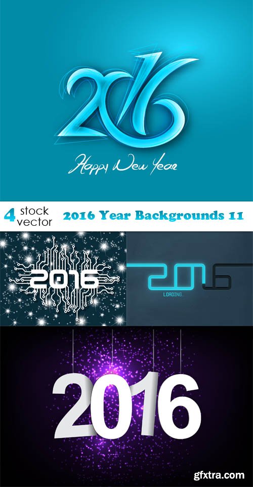 Vectors - 2016 Year Backgrounds 11