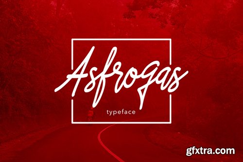 CreativeMarket Asfrogas Typeface 483675