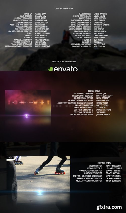 Videohive Film Credits 9742628