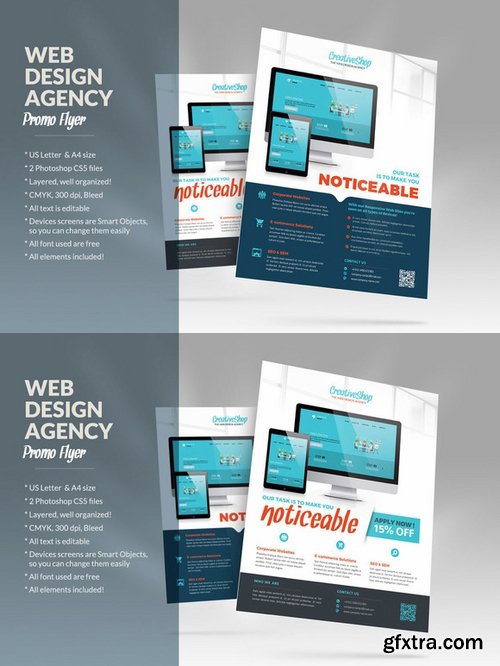 CM - Web Design Agency Flyer 482100