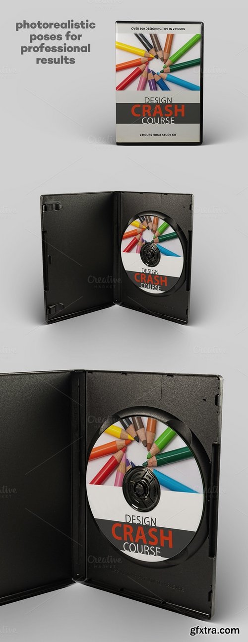 CM - DVD case & Disk - 11 Mockups 483645