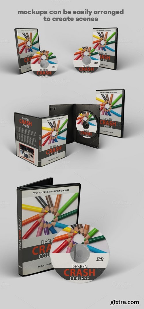 CM - DVD case & Disk - 11 Mockups 483645