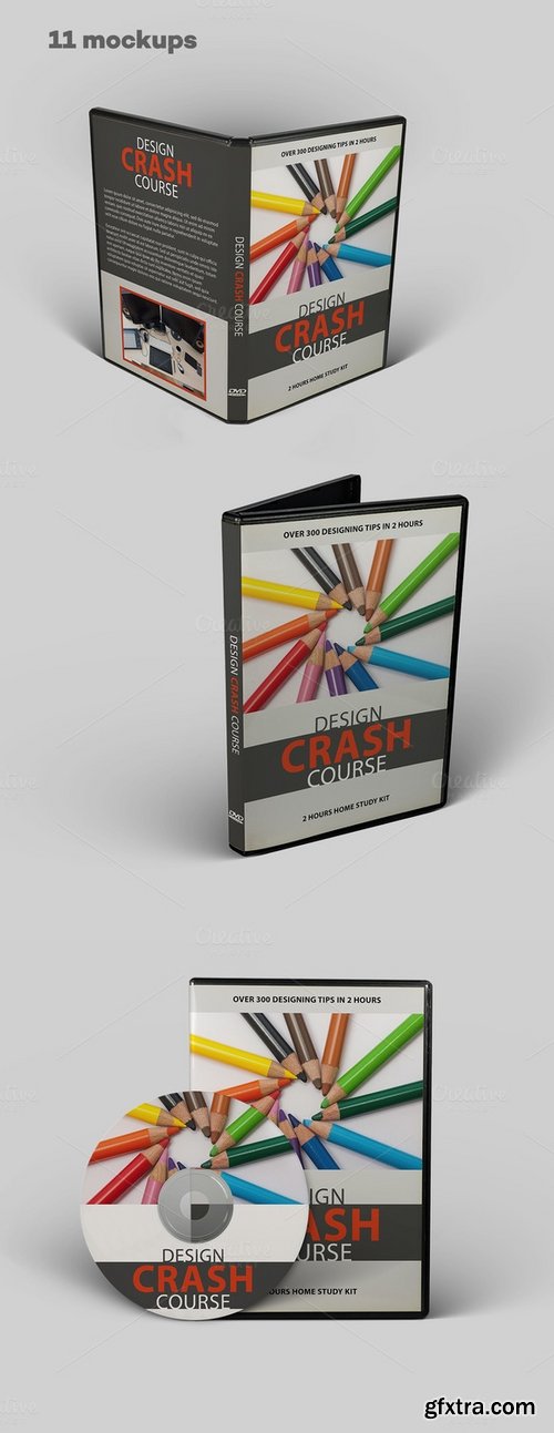 CM - DVD case & Disk - 11 Mockups 483645