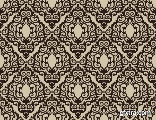 Vintage Wallpapers Patterns - 10x EPS