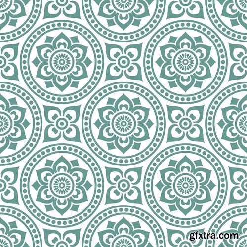 Vintage Wallpapers Patterns - 10x EPS