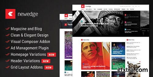 ThemeForest - NewEdge v1.0 - Responsive WordPress Magazine Theme - 13740297