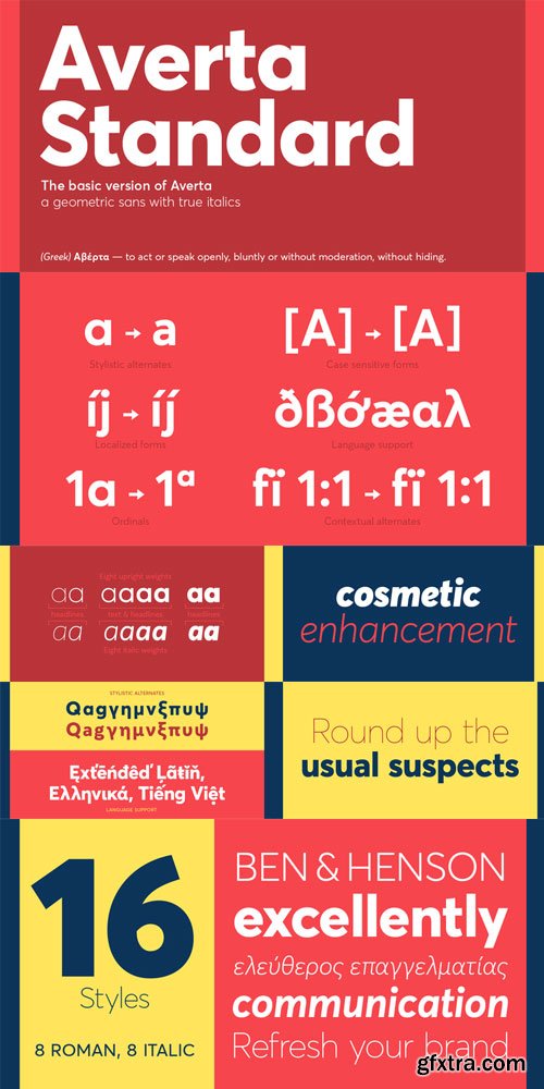 Averta Standard Font Family $50