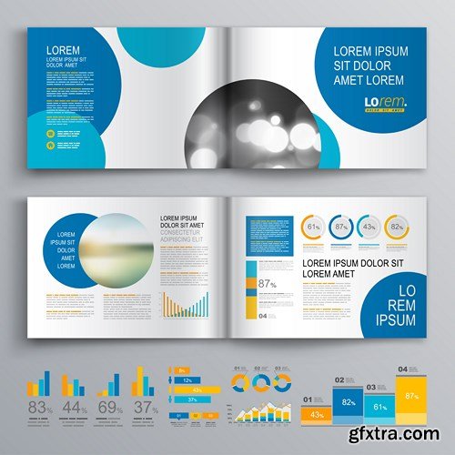 Business Flyer and Brochures - Design Collection 4, - 25xEPS