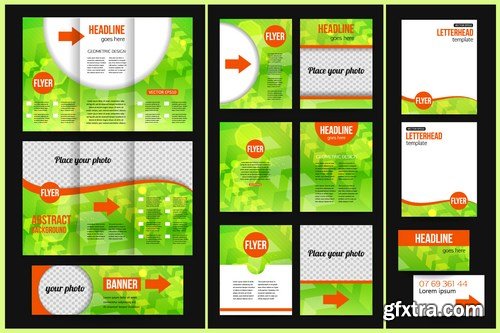 Business Flyer and Brochures - Design Collection 4, - 25xEPS