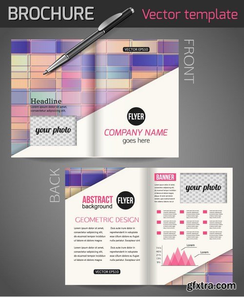 Business Flyer and Brochures - Design Collection 4, - 25xEPS