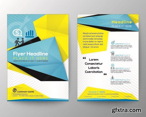 Business Flyer and Brochures - Design Collection 4, - 25xEPS