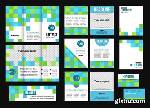 Business Flyer and Brochures - Design Collection 4, - 25xEPS