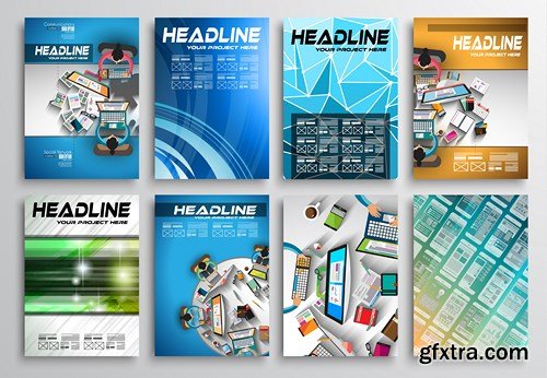 Design Flyer & Corporate Brochures 5 - 20xEPS