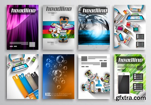 Design Flyer & Corporate Brochures 5 - 20xEPS